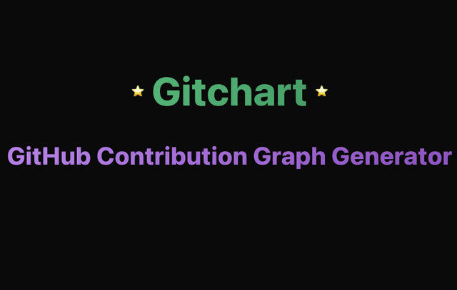 Gitchart: Create Beautiful GitHub Contribution Graphs